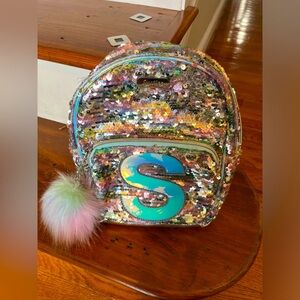 Justice ‘S’ backpack